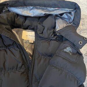 Burberry Black and Cream Label Jacket